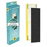 GermGuardian Filter B HEPA Pure Genuine Air Purifier Filter, Removes 99.97% of Pollutants, Wildfire Smoke, Odors, for AC4825, AC4300, AC4850, AC4880, AC4900, CDAP4500, AP2200, Black/Yellow, FLT4825