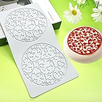 Vista 12 de Molde de silicona ahuecado Sugarcraft para decoración de tartas, tapete de encaje para fondant, decoración de pasteles de boda, moldes para hornear