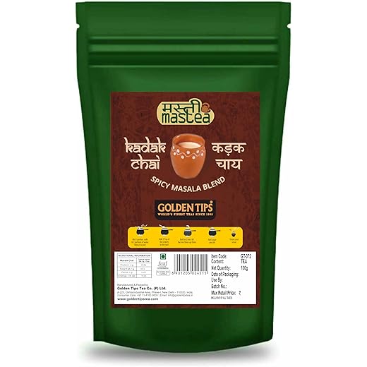 Kadak Masala Chai, Strong Assam CTC Tea, 100g