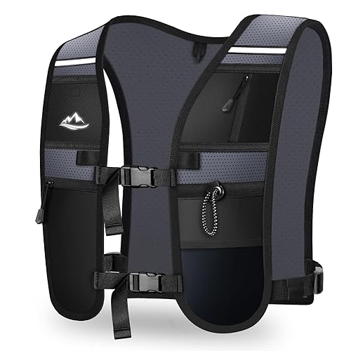 Running Vest for Women Men, Lightweight Breathable Hydration Vest with