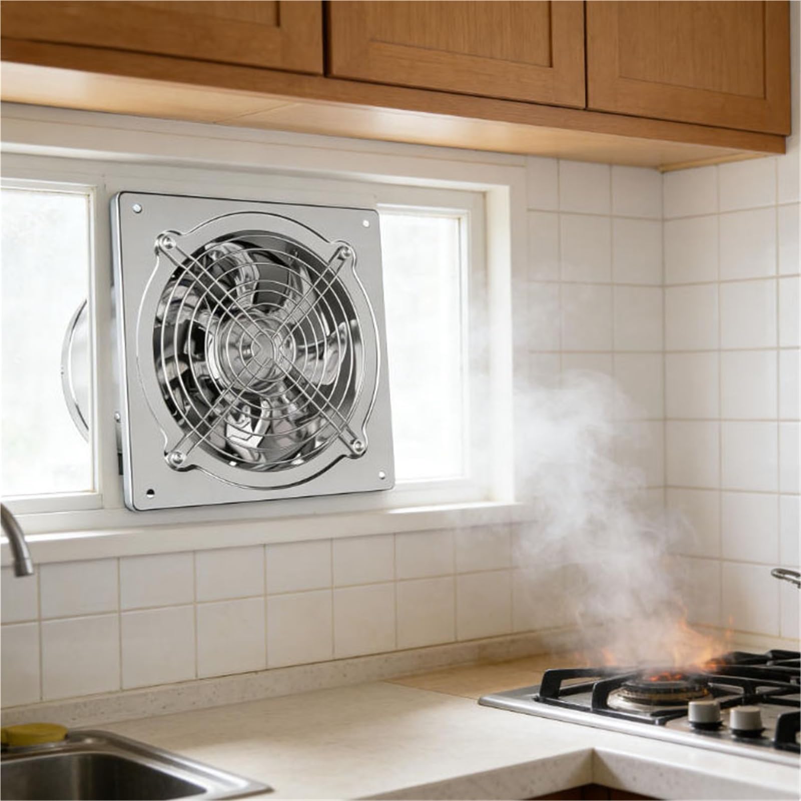 Ventilatore con scarico a parete Garage