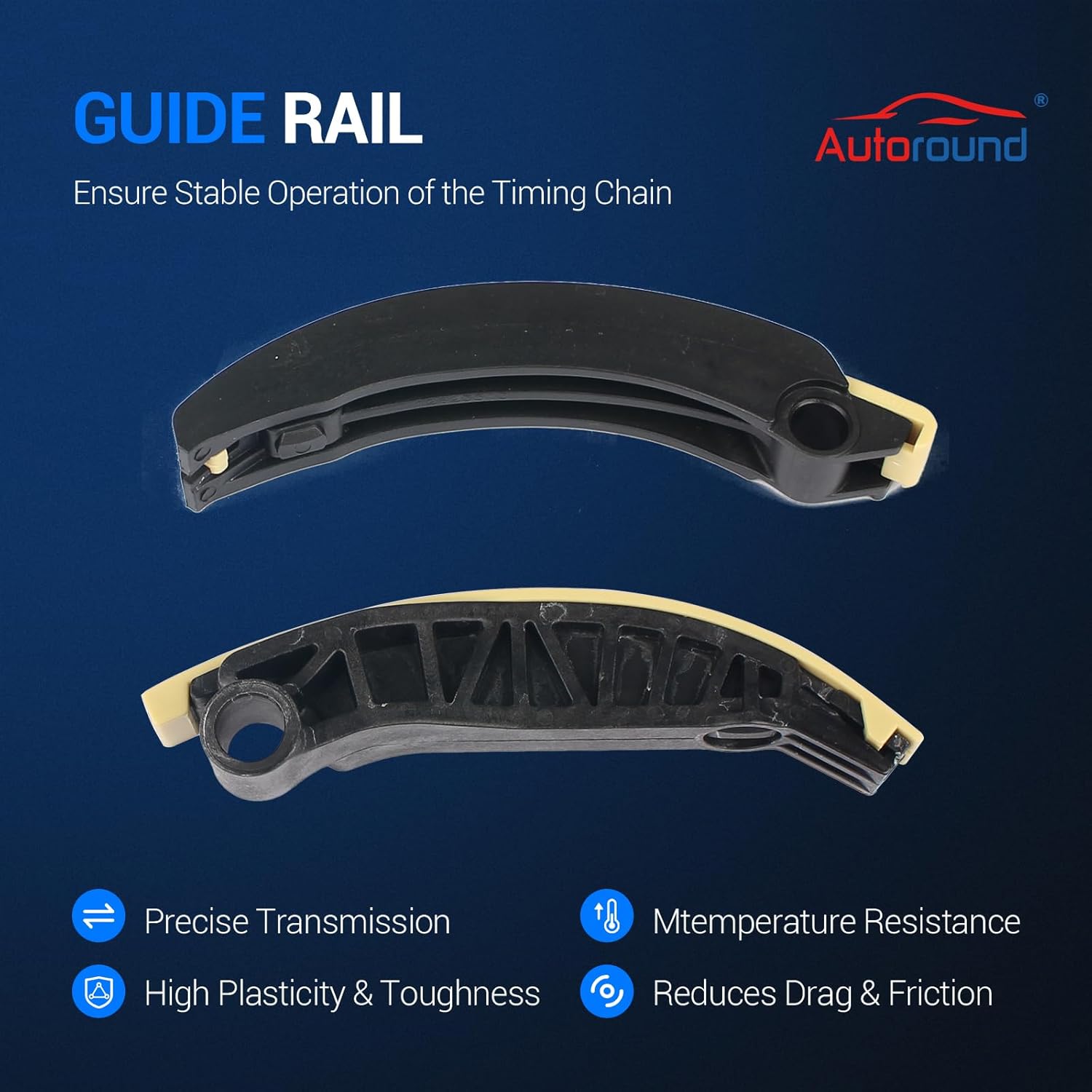 Autoround 9-0753S Timing Chain Kit [3.6L 3.2L 3.0L 2.8L] Fit for Chevy, GMC, Cadillac, Buick, Pontiac- Malibu Equinox Impala Colorado Traverse Acadia Terrain CTS, w/Chain Tensioner Guide Rail Sprocket - Image 5