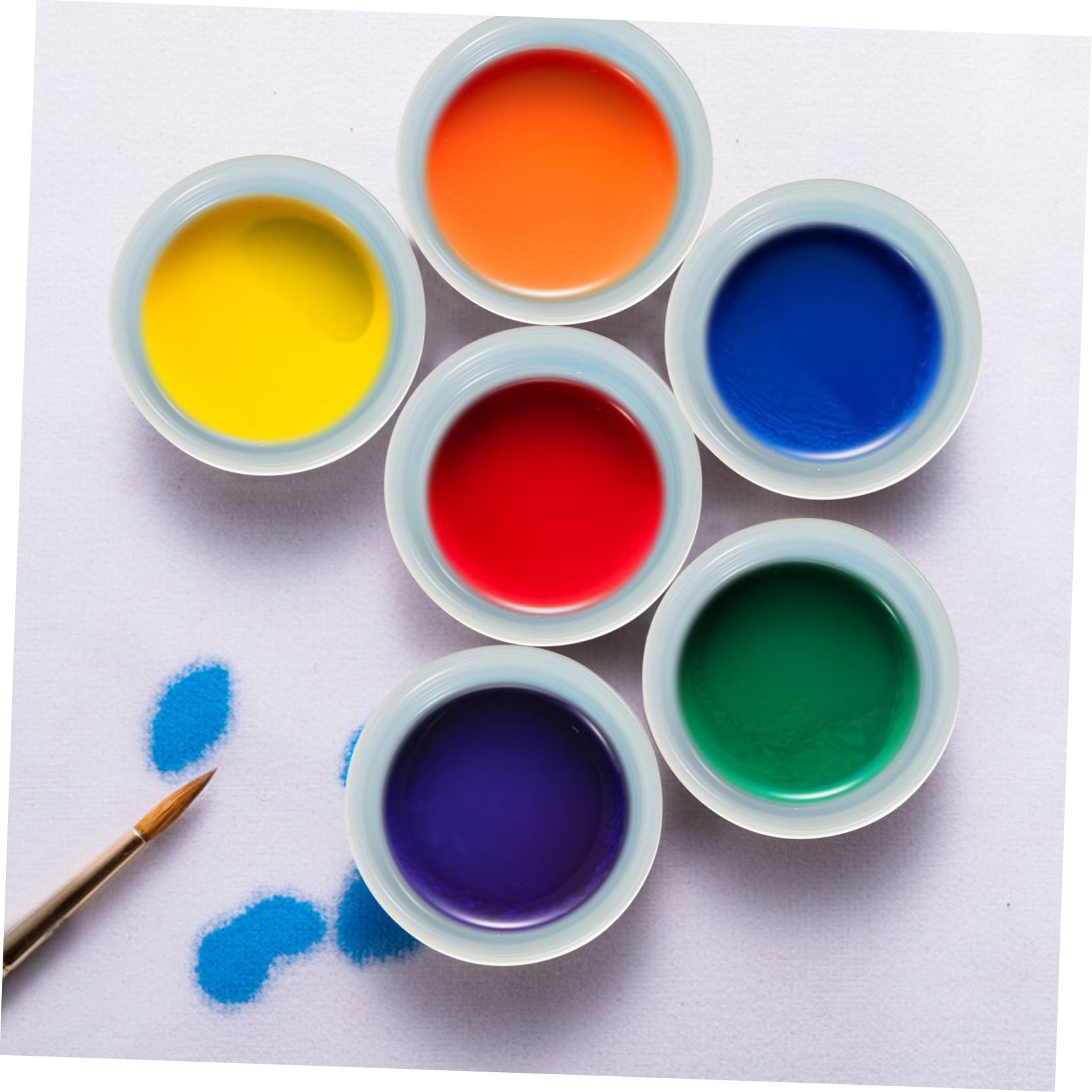 Gatuida Stapelbare Aquarellpaletten Mehrschichtige Traditionelle Malpaletten für Künstler und Anfänger