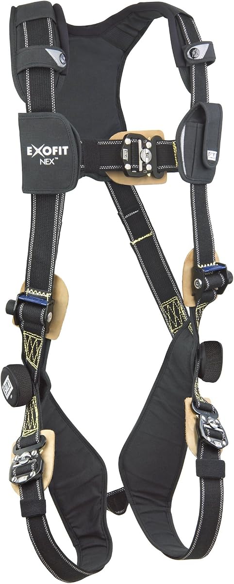 3M DBI-SALA Large ExoFit NEX Arc Flash Full BodyVest Style Harness With Tech-Lite PVC Coated Aluminum Back D-Ring