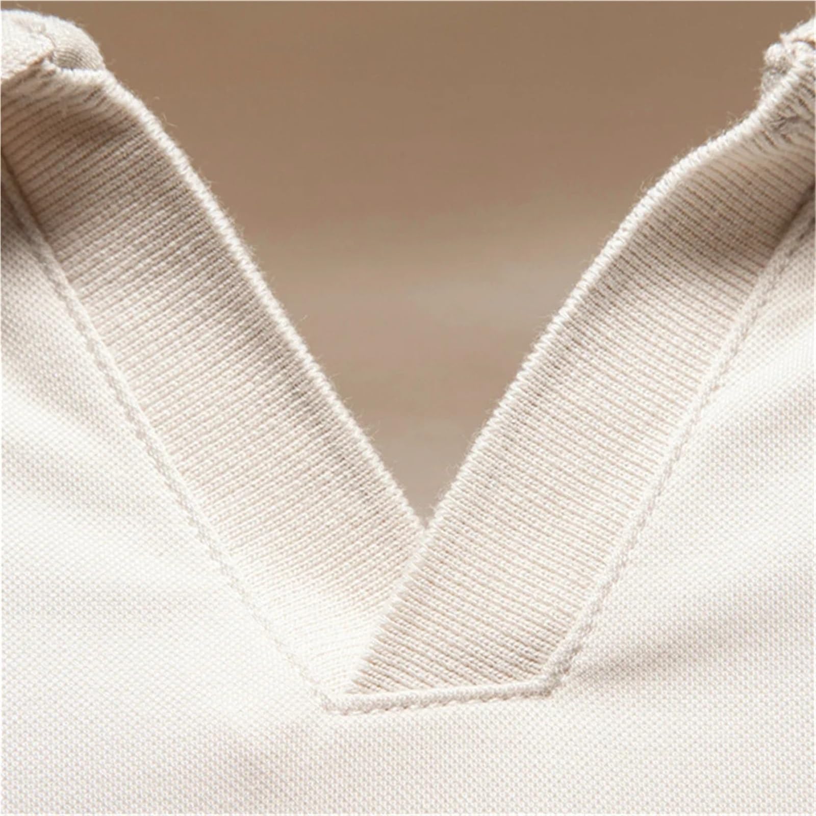 Polo Hombre Polo Sedoso Respirable for los Hombres Camisas Casuales Frescas amistosas de la Piel del Color sólido Masculino para el Verano