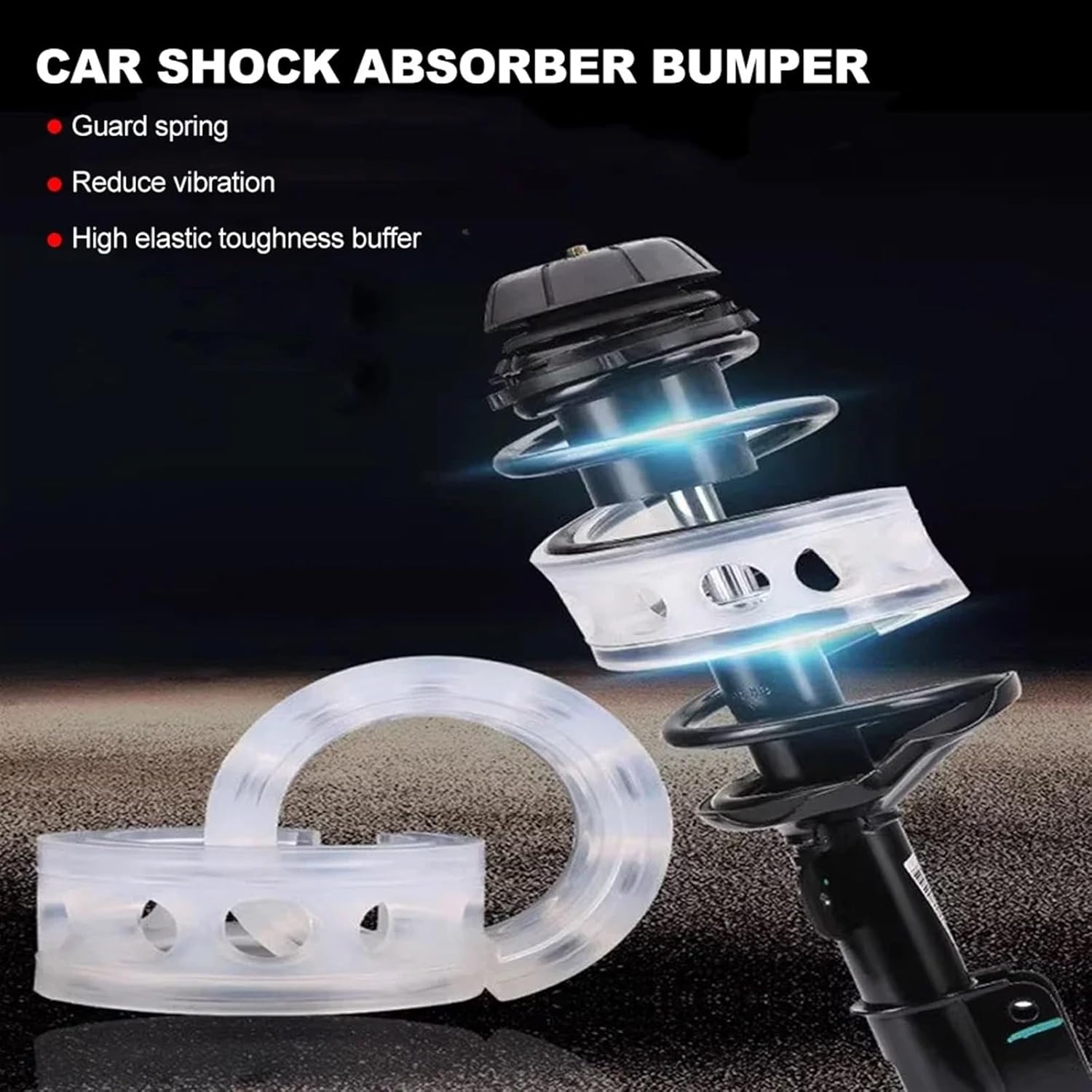 Car Shock Absorber Spring Bumper Power Auto-buffers Cushion Avtobafery(1PC A)