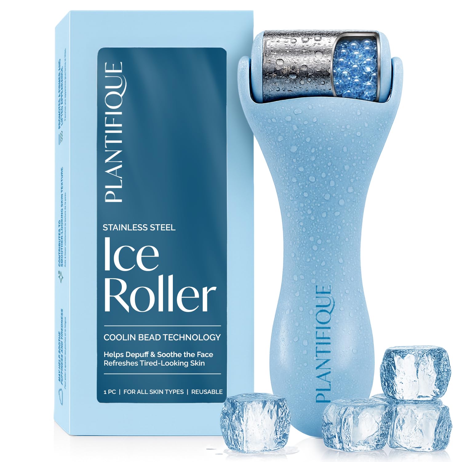 Amazon.com: PLANTIFIQUE Ice Roller for Face & Eyes - Reduce