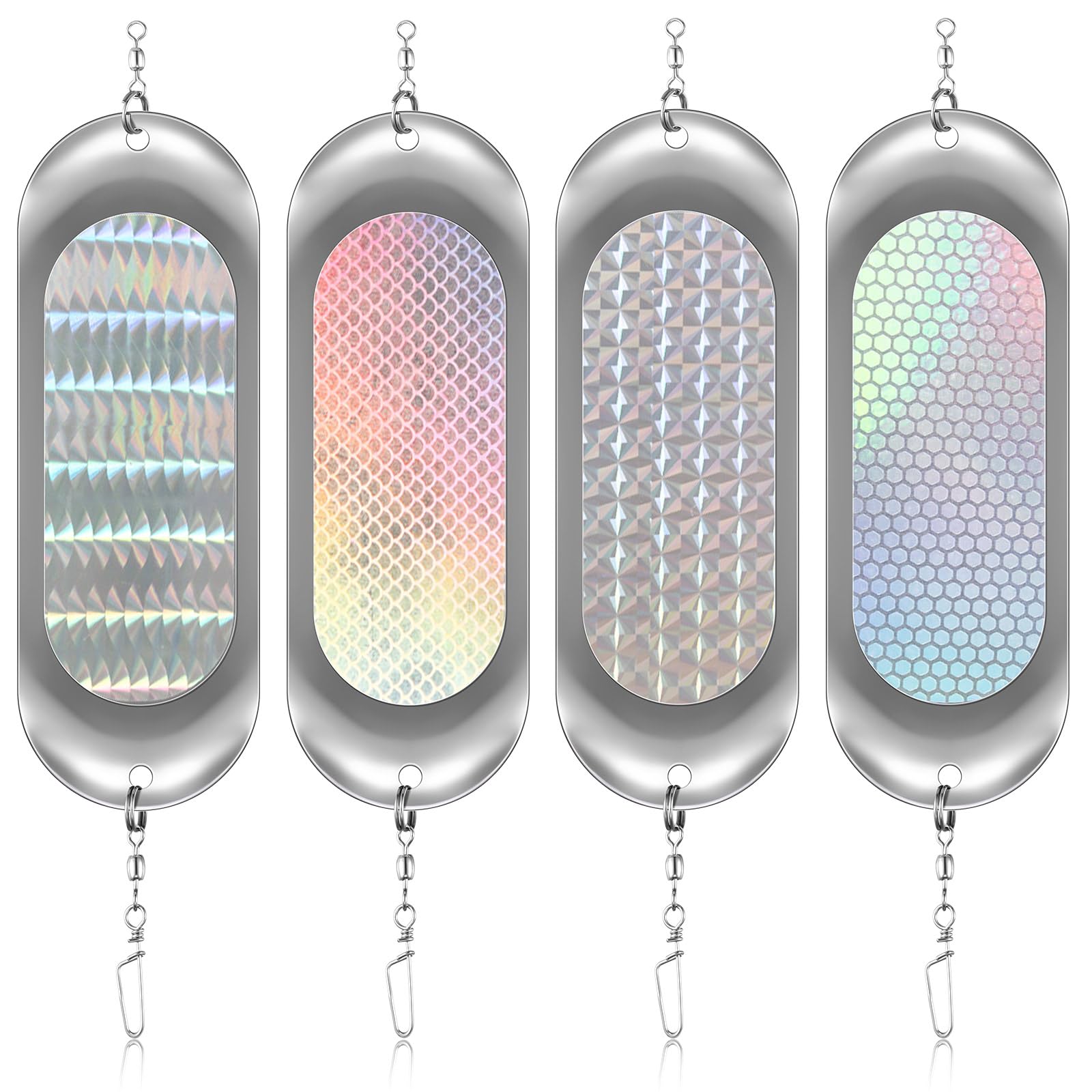 Kokanee Dodger Fishing Dodgers Flashers for Trolling Lure Tackle Salmon Fish