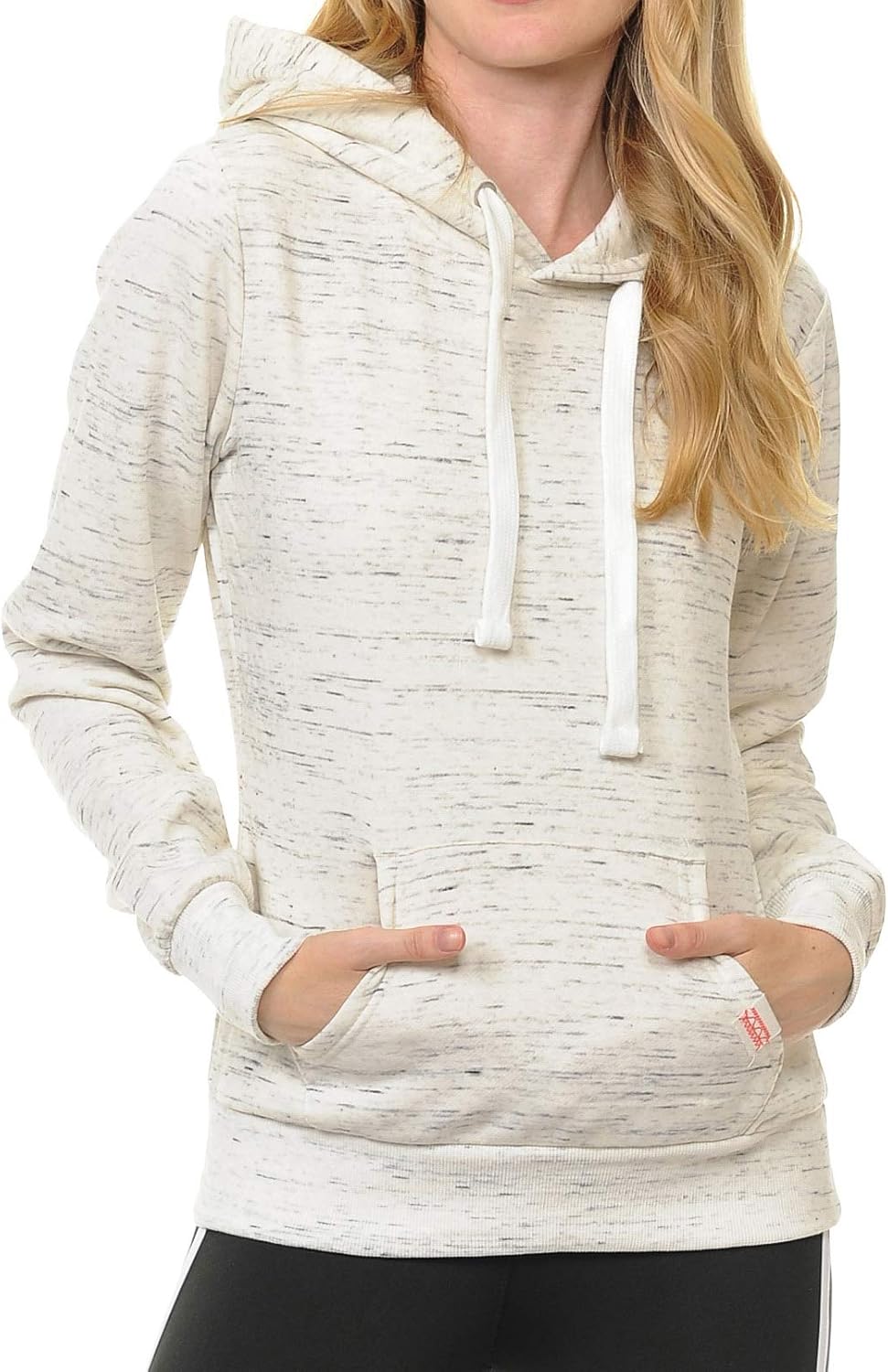 Urban Look Womens Active Long Sleeve Fleece Lined Fashion Hoodie Pullover with Plus Size