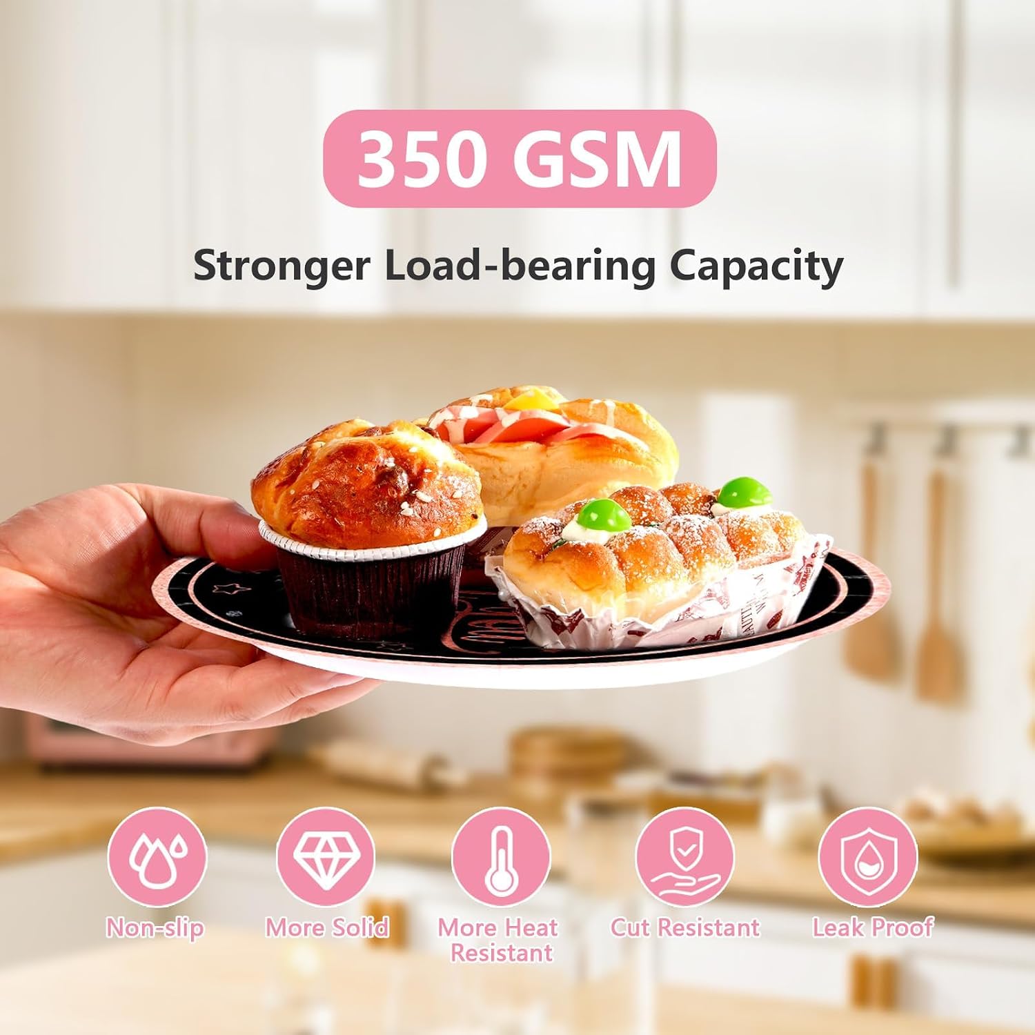 40th Birthday Decorations for Women, 96Pcs Black and Pink 40th Birthday Plates and Napkins 40 Is Fine When You Look 29 Supplies for Women 40 Year Party Decorations Serves 24