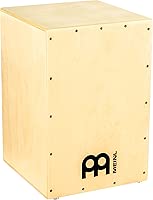 Meinl Cajon Box Drum, Full Size with Internal Metal Strings for Adjustable Snare Effect, Birch Wood, HCAJ1NT