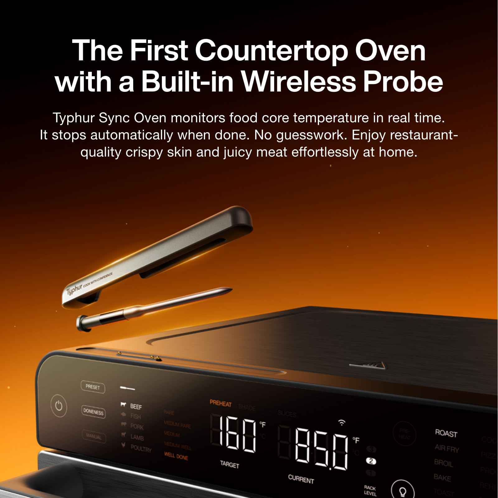 Typhur Sync Air Fryer Oven - Smart Probe Cooking -2 Typhur Sync Air Fryer Oven - Smart Probe Cooking -2