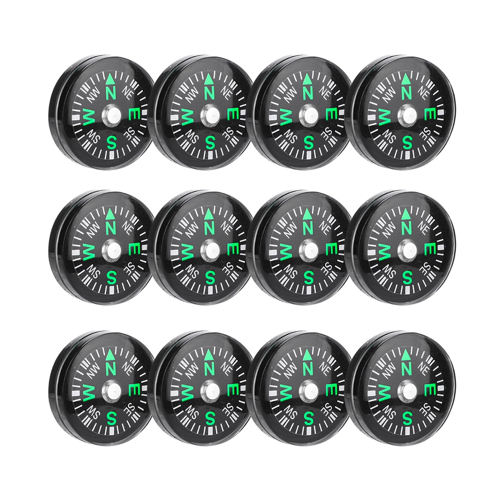 20 Bussole Tascabili Riempite D’Olio – Mini Kit Sopravvivenza Per Bambini Ed Escursioni, Orientamento Preciso Per Campeggio E Attività Outdoor (Diametro 20mm) - 4