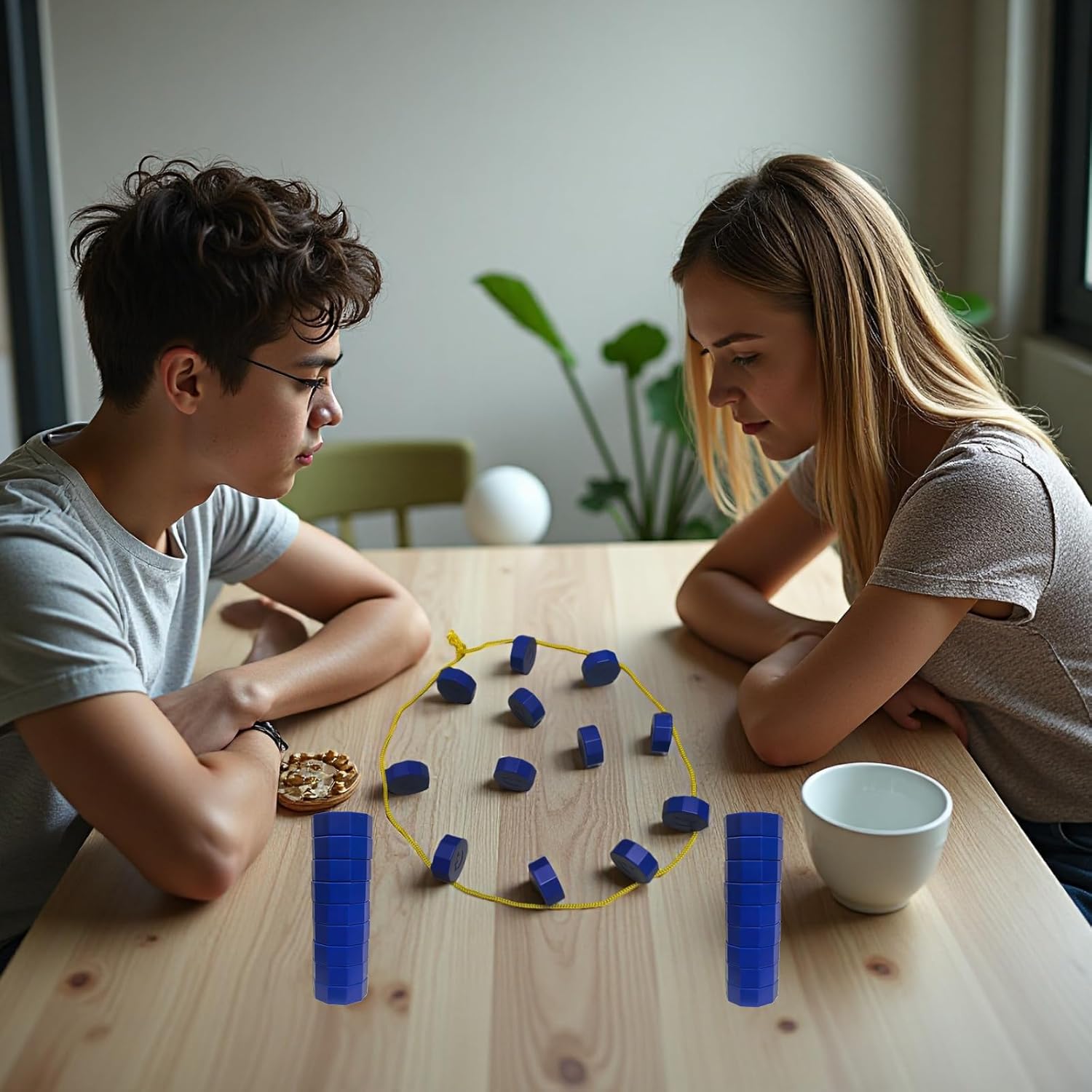 Magnet Chess Game Magnet Game with String for Easter Basket Stuffers Family Games Night, Great Fun Puzzle Strategy Games for Family & Party, Camping Tops, Game Collections