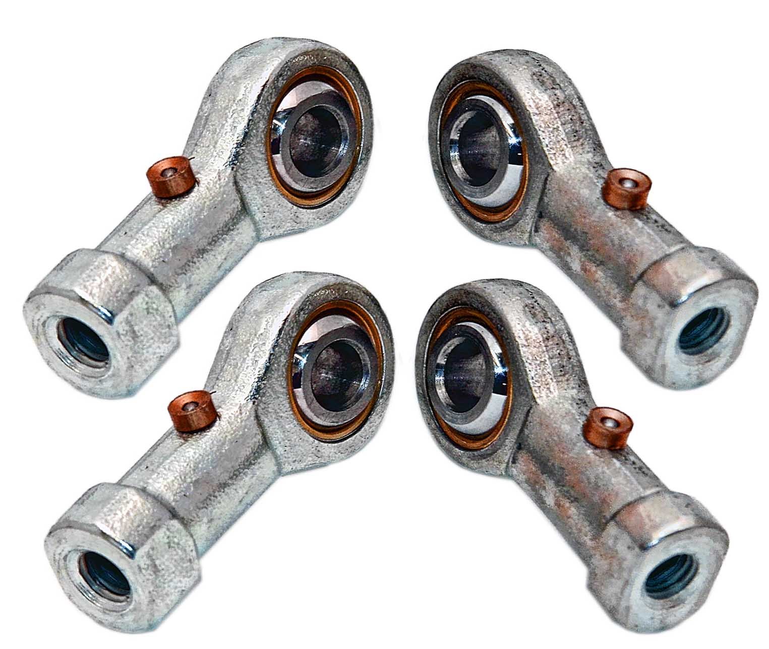 4 Female Rod End 6mm PHS6 2 Right Hand and 2 Left Hand Ball Bearings