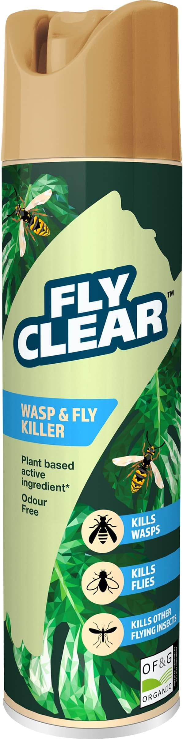 Fly Clear - Fly Clear Wasp & Fly Killer – Protect Flowers, Fruit, and Veg Plants from Pests and Major Insects