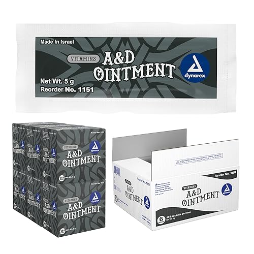 Dynarex Vitaminas A & D Ungüento sin lanolina – Vitamina A y D ungüento protector para cortes menores, quemaduras, sarpullido del pañal y piel seca