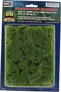 JTT Landscaping Material - Foliage Fiber Clusters, Light Green, Fine