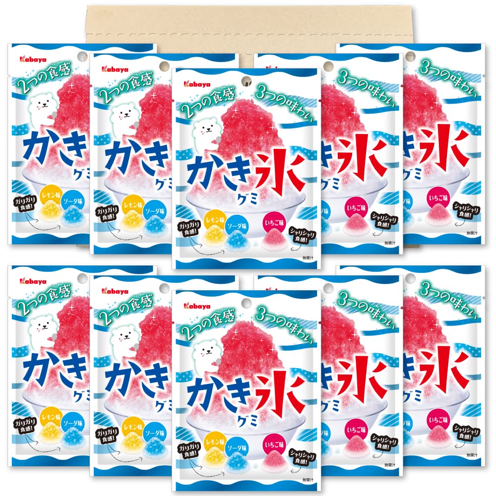 カバヤ　かき氷グミ　100袋 Amazon | カバヤ食品 かき氷グミ 55g×10袋 PSJBOX かき氷 グミ お菓子