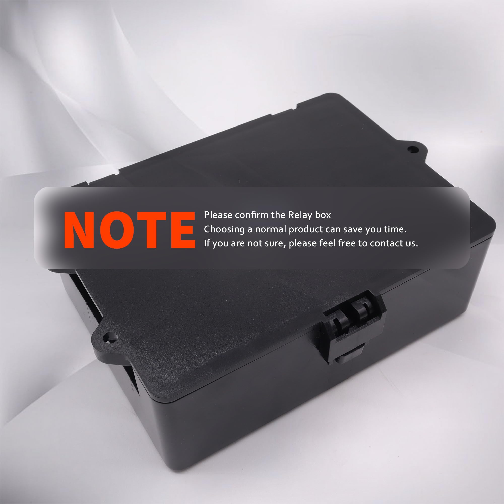 Caja de relé de fusibles, 12 V, compatible con coche, camión y barcos, con tornillo de montaje y relé de 6 vías y fusibles planos de 14 ATC/ATO, resistente al agua, uso universal