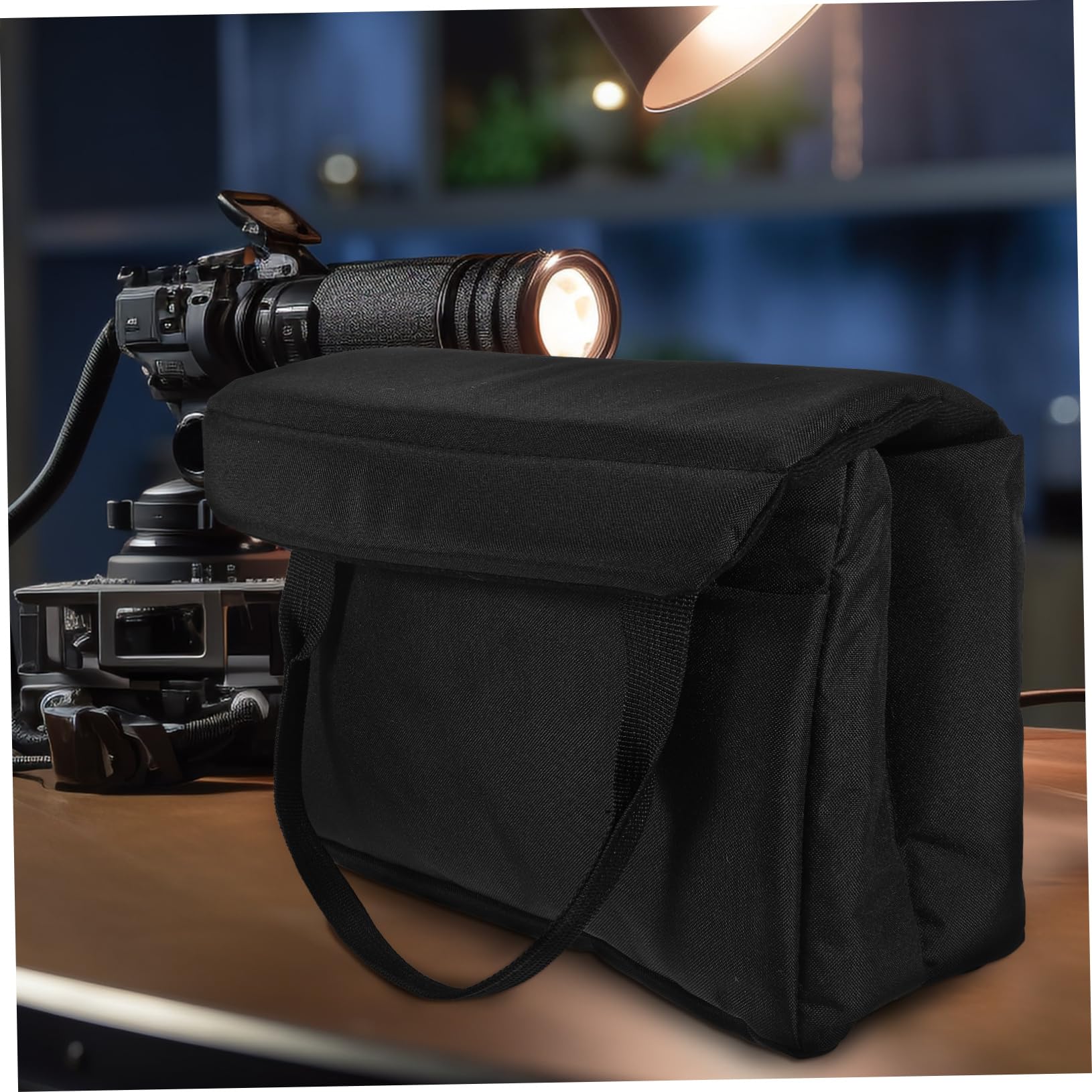 NUOBESTY Borsa Interna per Fotocamera Imbottita Antisfondamento, Custodia Portatile per Borsa Fotografica, Inseribile per Dslr