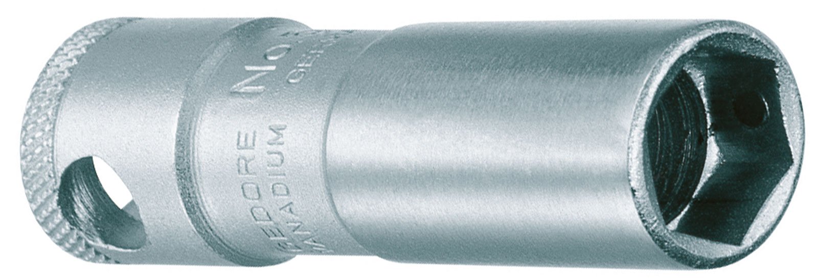 Gedore 50MH 1/2 20.8 mm Spark Plug Socket with Magnet - Silver