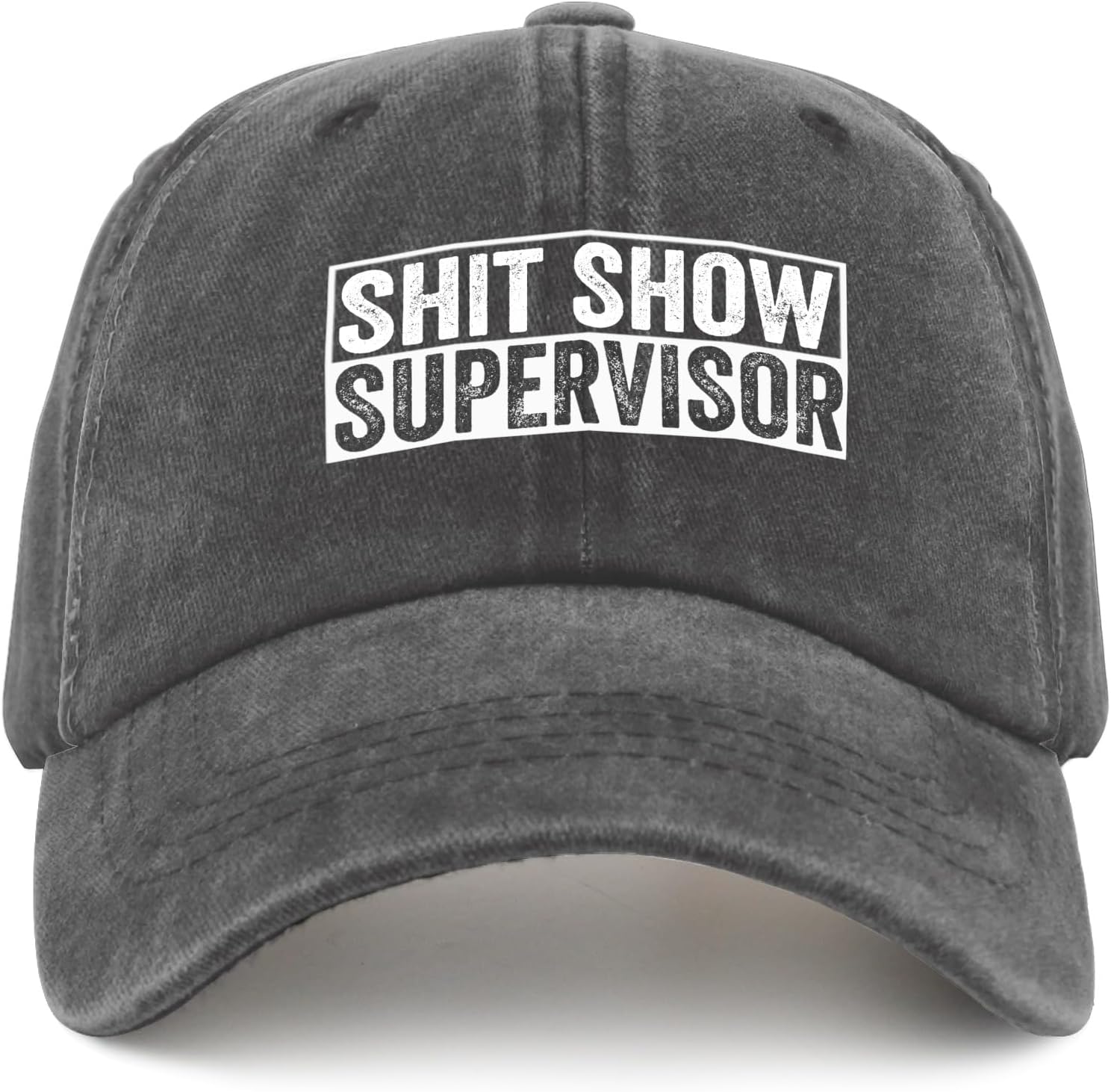 Shit Show Supervisor Golf Hat Travel Hat Pigment Black Hiking Hat Women Gifts for Men Summer Cap - Image 8