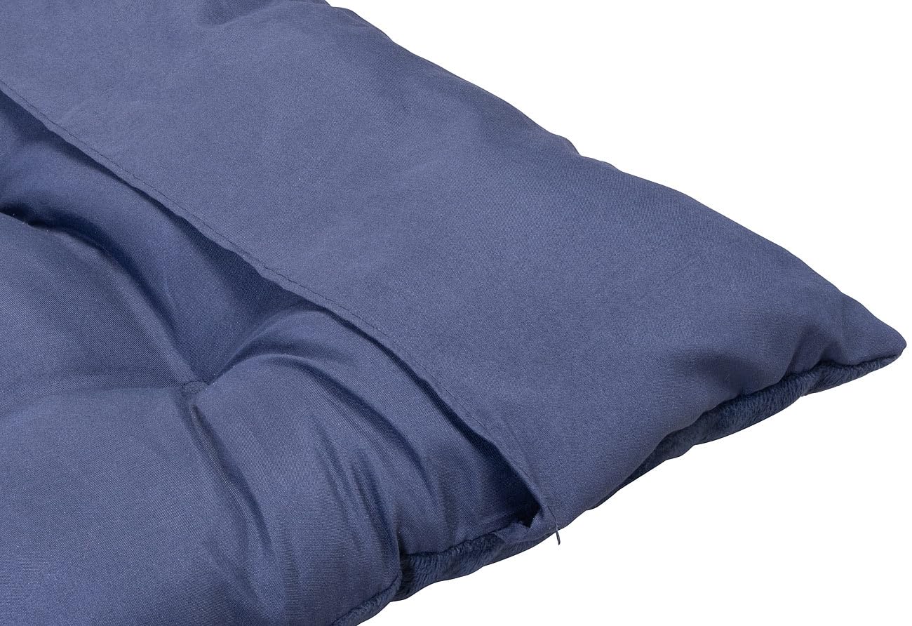 Semptec Urban Survival Technology Feldbettauflage Camping: 2er-Set Weiche XL-Feldbettauflage 190 x 68 cm, dunkelblau, waschbar (Bequeme, für Erwachsene, Urlaub)