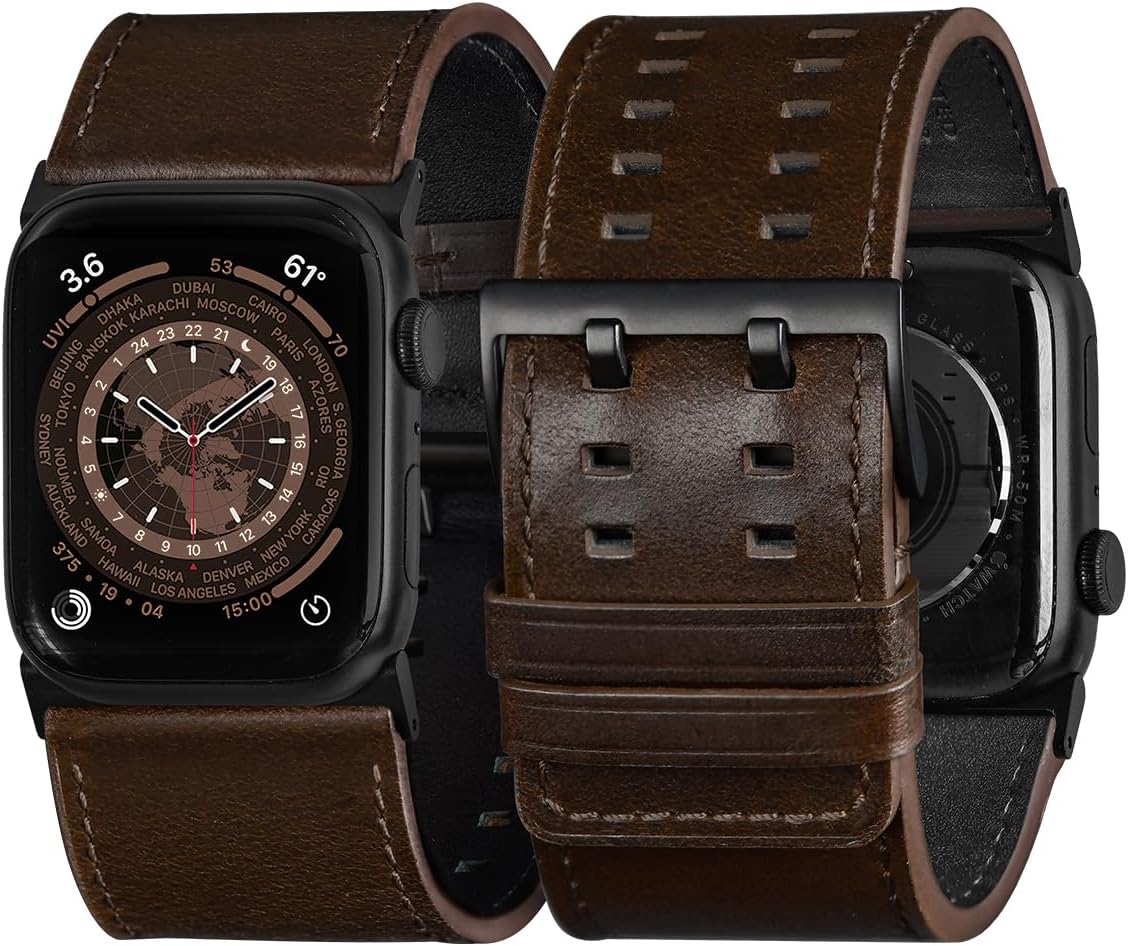 Dual Series Band Compatible with Apple Watch Ultra 2/Ultra 49mm, Series 10 46mm, Series 9/8/7 45mm, SE2/SE/6/5/4 44mm