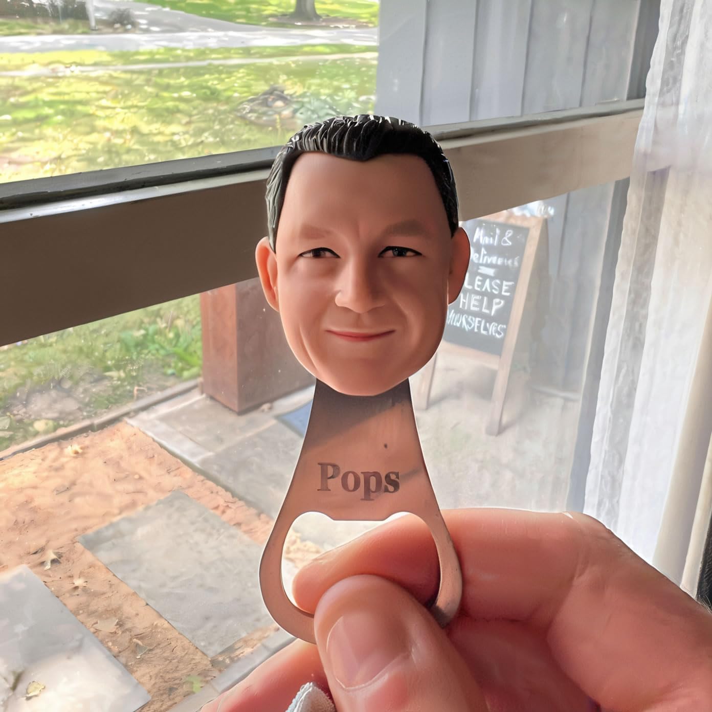 Custom bobblehead Bottle Opener Personalized beer opener for groomsman Funny Handmade for Men Groomsmen Boyfriend Dad Husband boss Beer opener for him for her