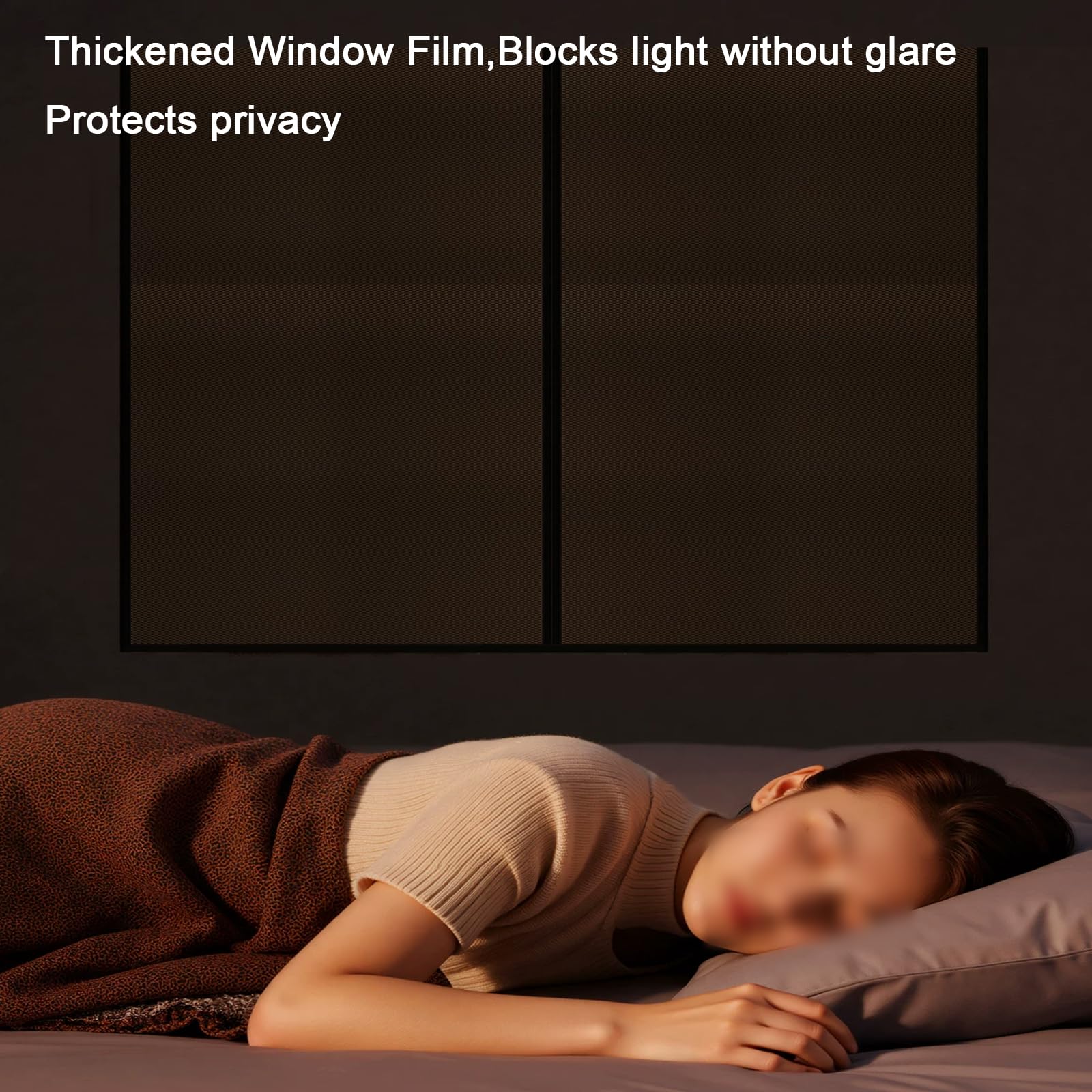Película de Privacidad de Aluminio para Ventana para el Hogar y la Oficina (130x220cm)