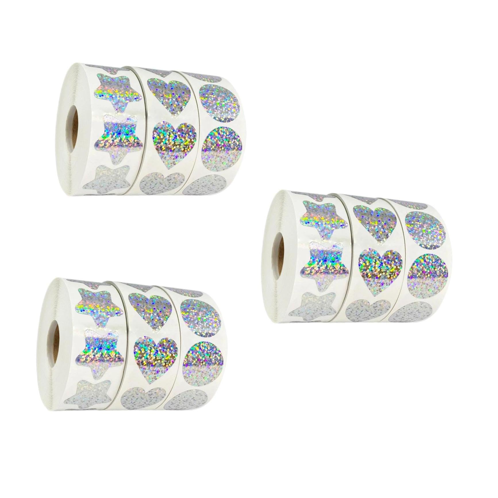 HOMSFOU 3 Sätze Belohnungsaufkleber Multifunktionale Lehreraufkleber Dekorative Stickerrollen Für Klassenzimmer Zur Motivation Von Kindern Verhaltenssteuerung Und 3 Rollen * 3