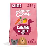 Edgard & Cooper Crocchette Cucciolo Senza Cereali, (Anatra & Pollo)