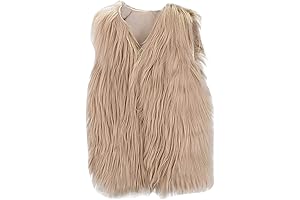 Girls' Faux Fur Vest: A Toasty and Trendy Addition to Your Little Fashionista's Wardrobe
