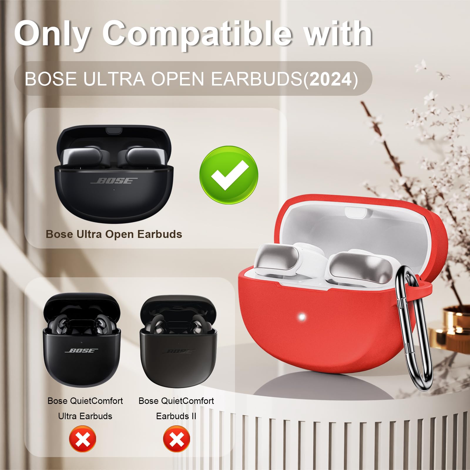 Amazon.com: LDSXAY Compatible with Bose Ultra Open Earbuds Case