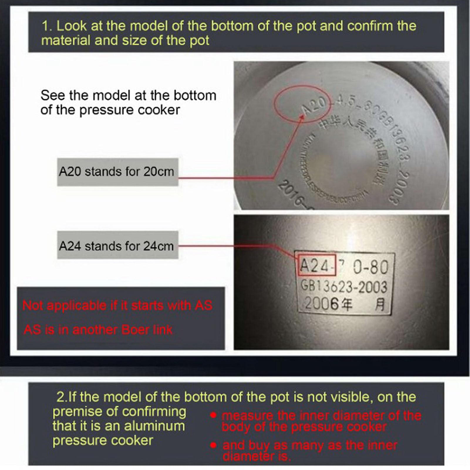 6 Sizes Replacement Clear Silicone Gasket Sealing Ring for Home Pressure Cooker Kitchen Tool Insta Pot Accessories(Diameter 22CM)