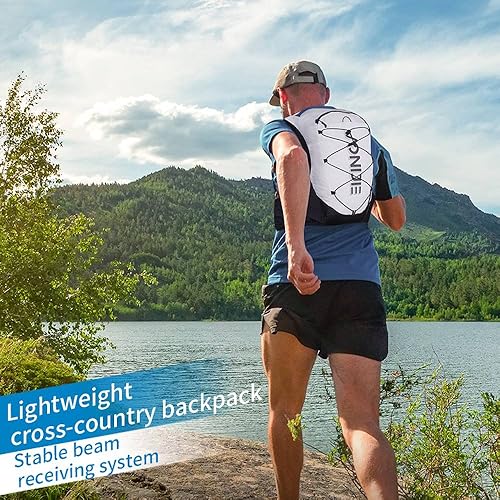 Miniatura 7 de AONIJIE Chaleco de hidratación para correr, ligero y de gran capacidad, chaleco para correr para mujeres y hombres, mochila de hidratación para