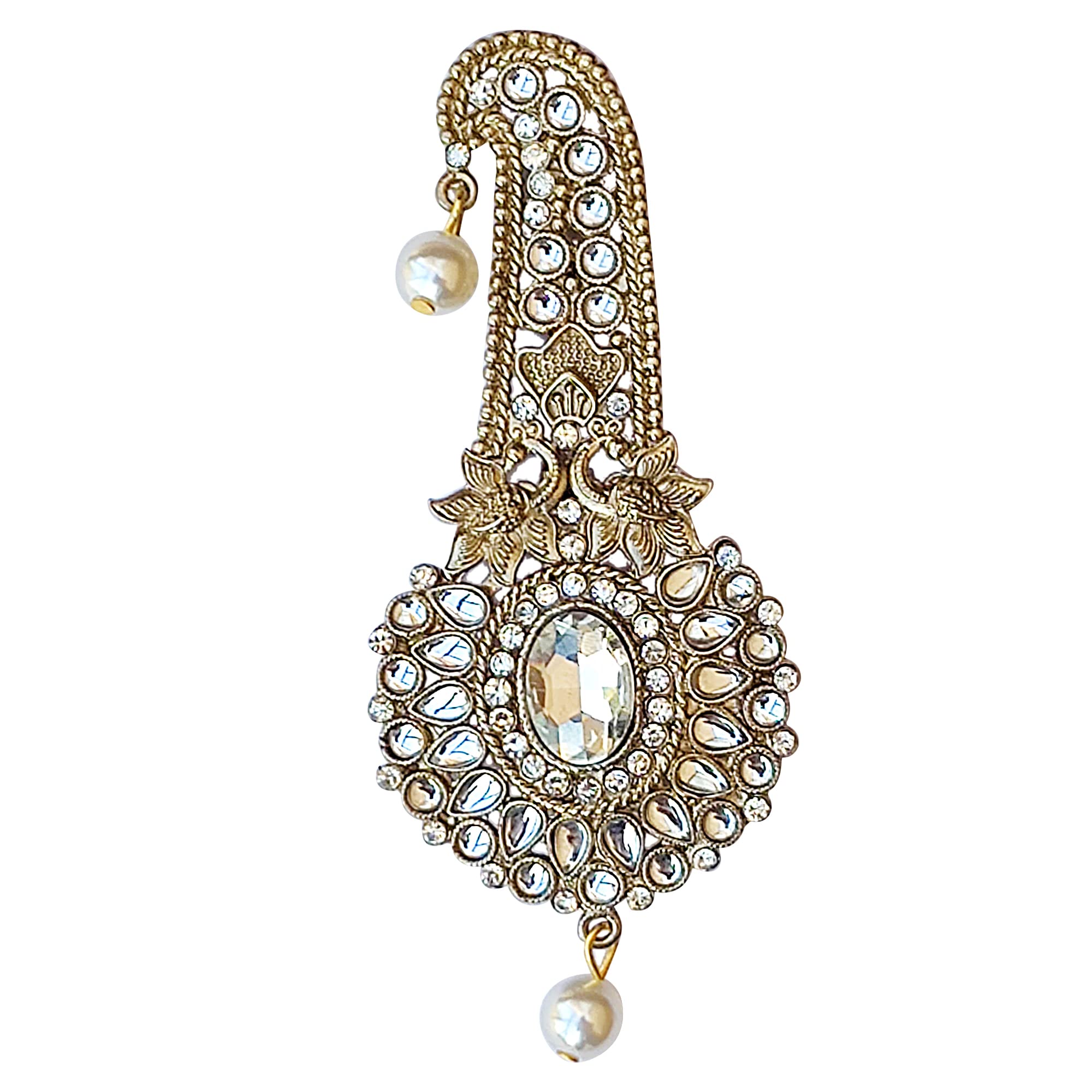 FURE Peacock Classic Metal Kilangi Brooch (Golden) for Men (B0BFVCBDG7) Amazon Price History, Amazon Price Tracker