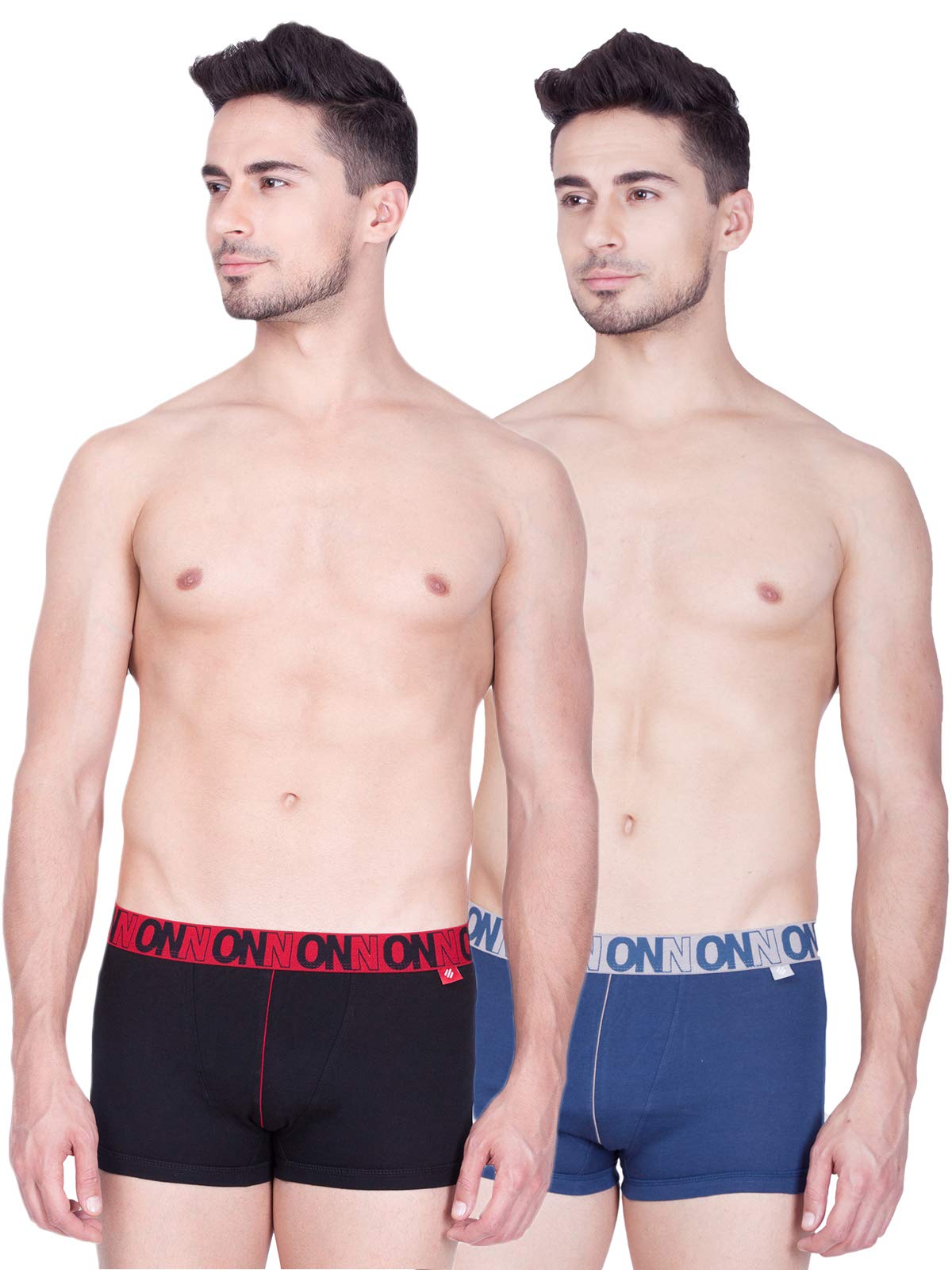 ONNMen's Cotton Boxers (Pack of 2) (Colors May Vary) (8904209863928 253_Assorted_Medium(80-85)_2PC)