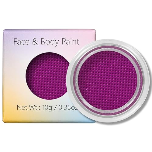 Miniatura 1 de 7V Home Beauty Pintura facial UV, fluorescencia de neón activada por agua, brilla en la oscuridad bajo iluminación UV o negra para cumpleaños,