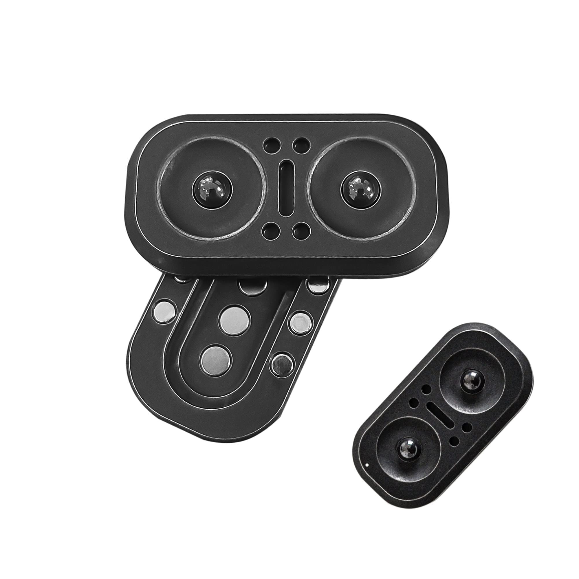 WANERSEN Owl Fidget Slider Toy Stainless Steel Spinner Finger Push Decompression Toys EDC Gear for F