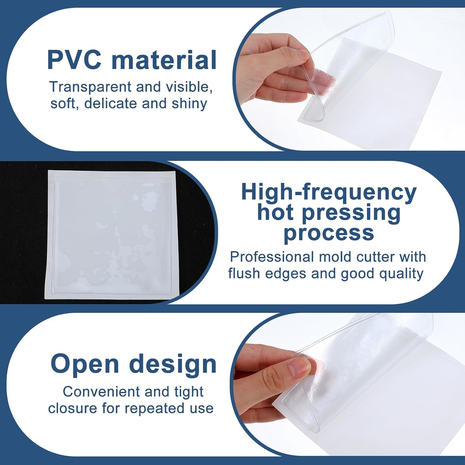6 PCS Windshield Sticker Holder, Clear Car Parking Pass Permit Holder image 4