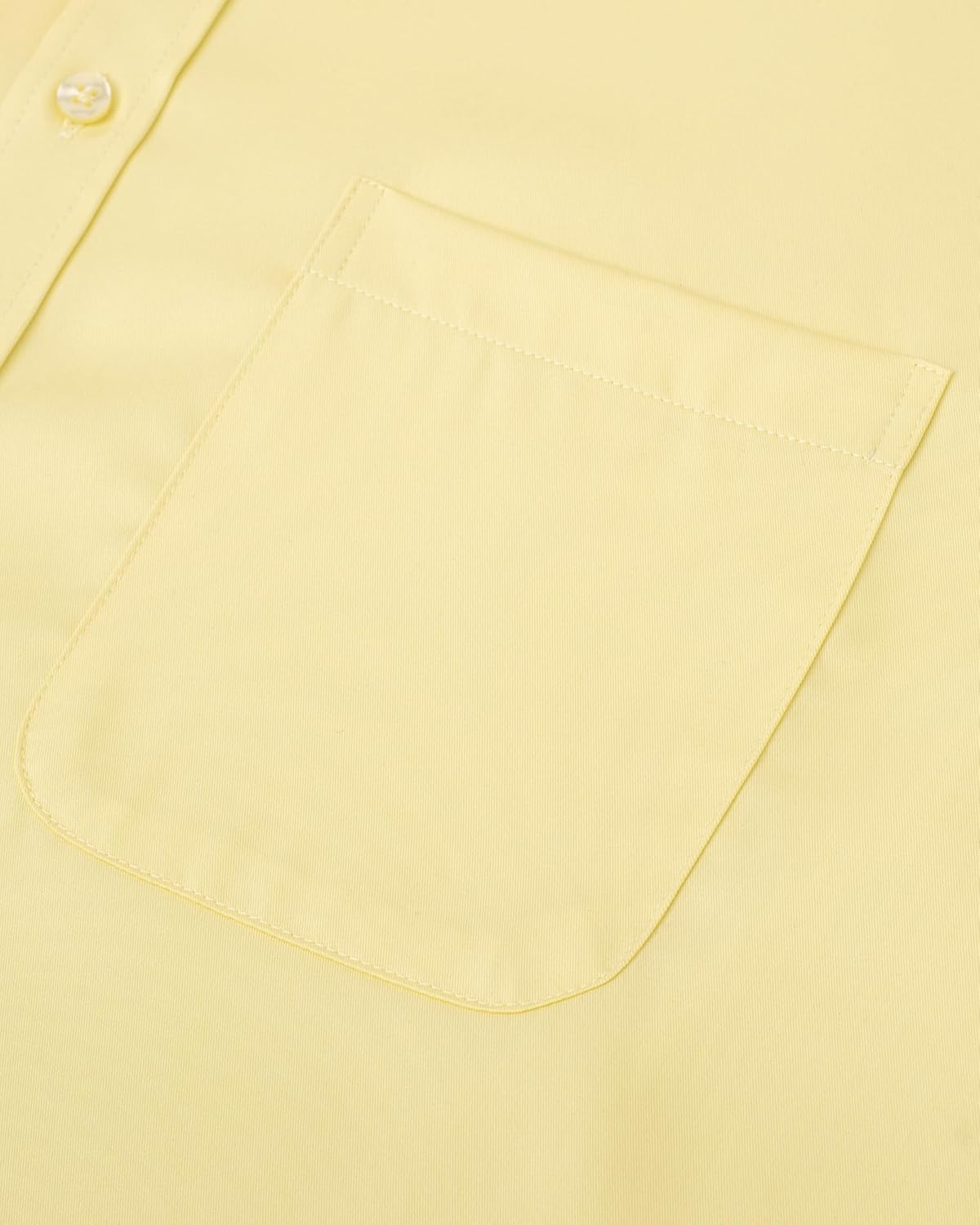 Alimens & Gentle Mens Short Sleeve Dress Shirts Wrinkle Free Solid Casual Button Down Shirts with Pocket - Image 4