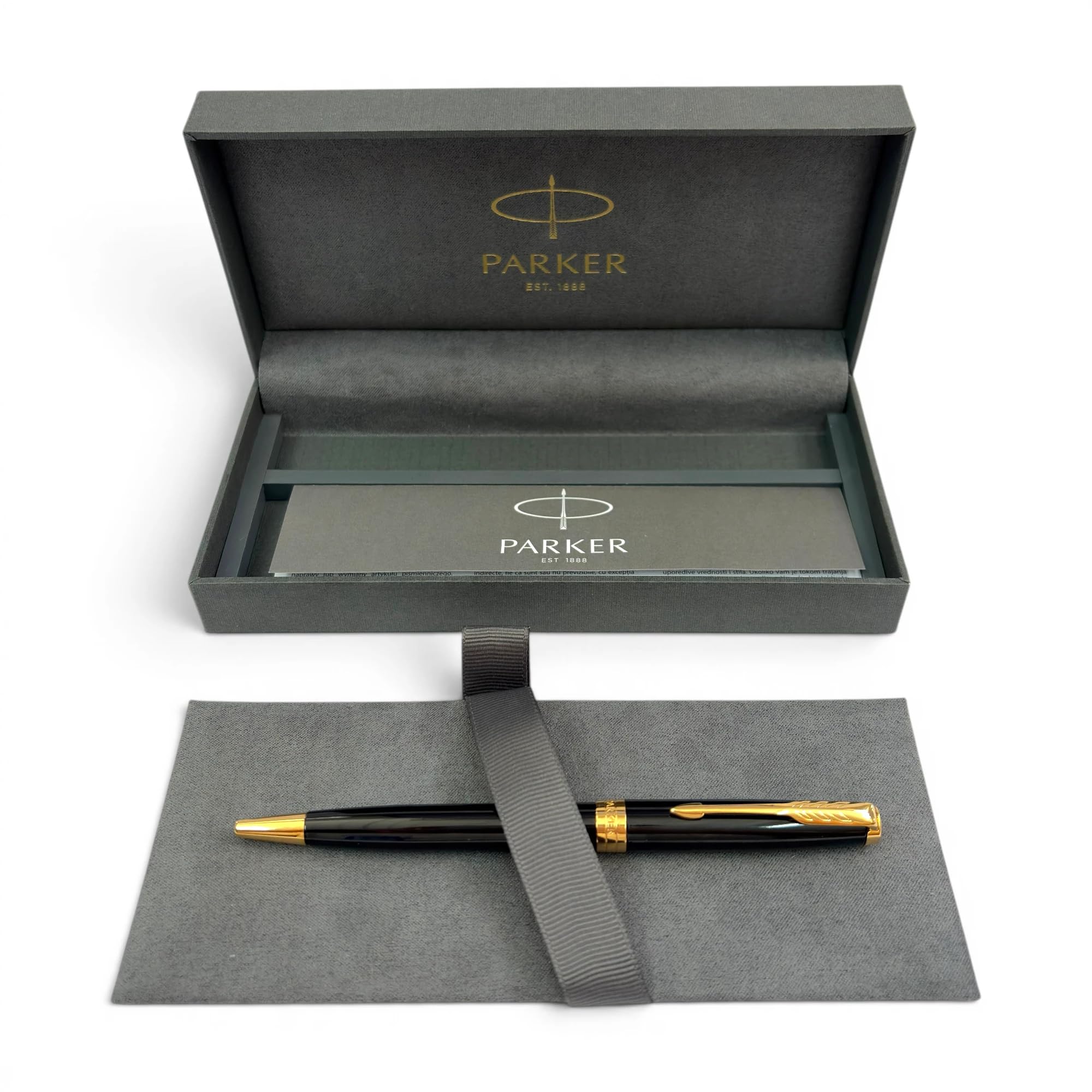 regalo grabado Bolígrafo Parker Sonnet GT Personalizado Tinta Negra Láser