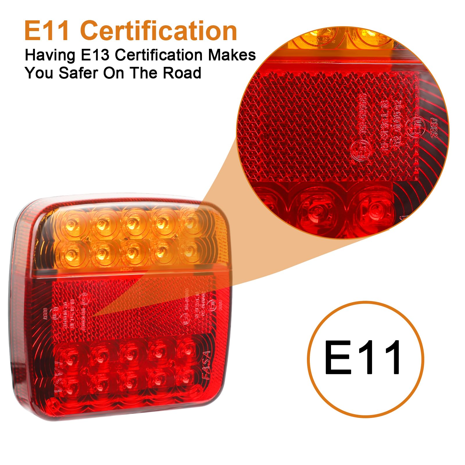 2 Feux D'avertissement LED Magnétiques – 9 Modes Clignotants – Pour Panne Voiture, Sécurité Routière – Étanche, Avec Crochet – Piles AAA Non Incluses