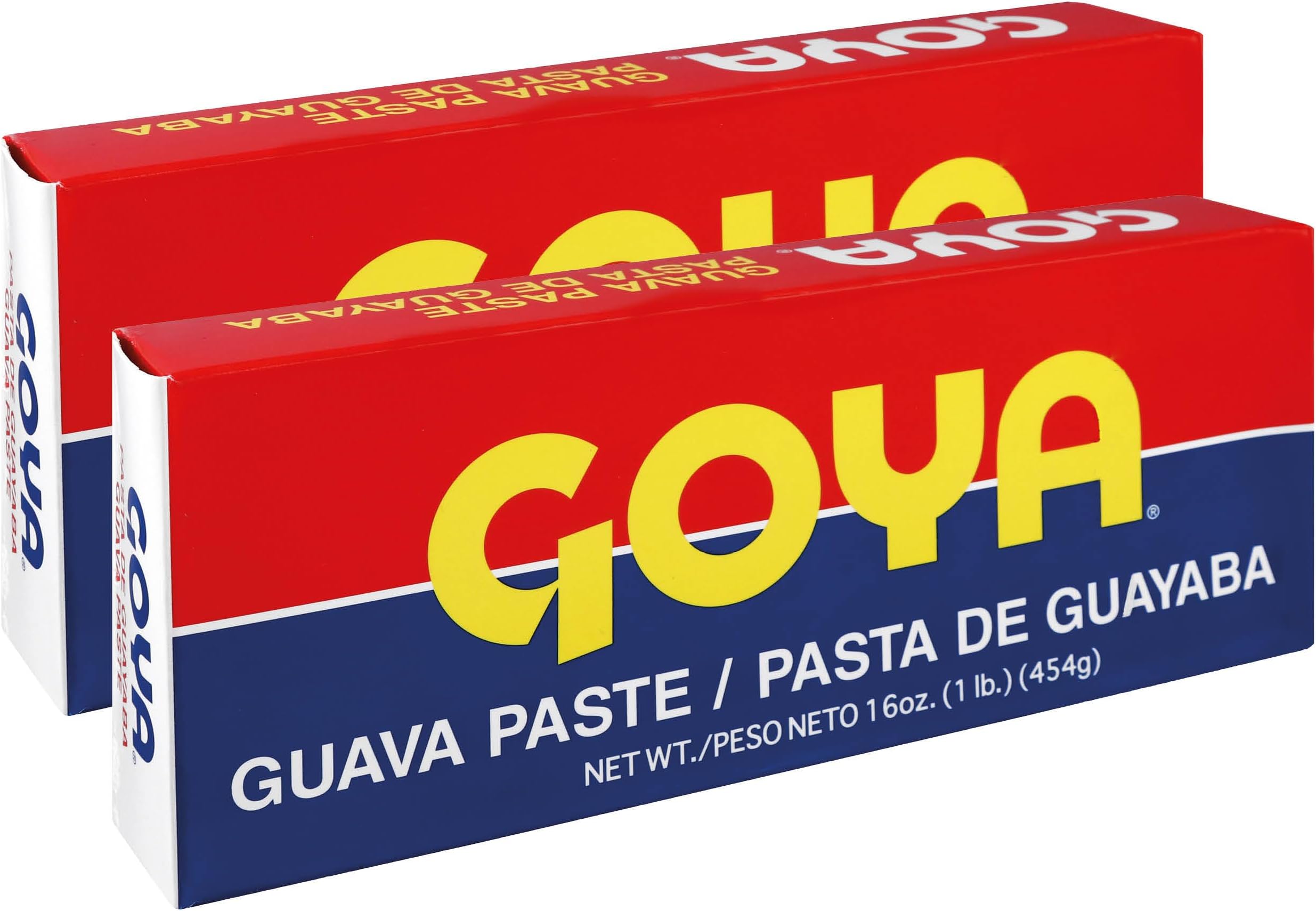 Goya Guava Paste / Pasta De Guayaba 16 Oz (1 Lb, 454 G) Bars (2 Pack) by Goya