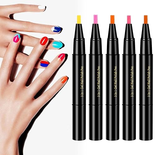Miniatura 5 de 20 colores colección paso uñas gel lápiz lápiz uñas gel aceite no y capa superior requerido para la placa de sello de uñas femenina