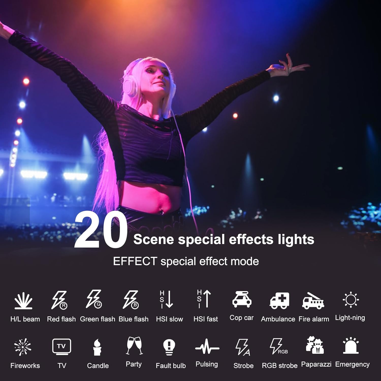 114 LEDs RGB Video Light Wand, Magnetic Handheld Magnetic Tube Light 2500K-9000K CCT & 20 Scene Modes with 3000mAh Battery, 95+ CRI, 120° Beam Angle for Photography YouTube TikTok Vlog