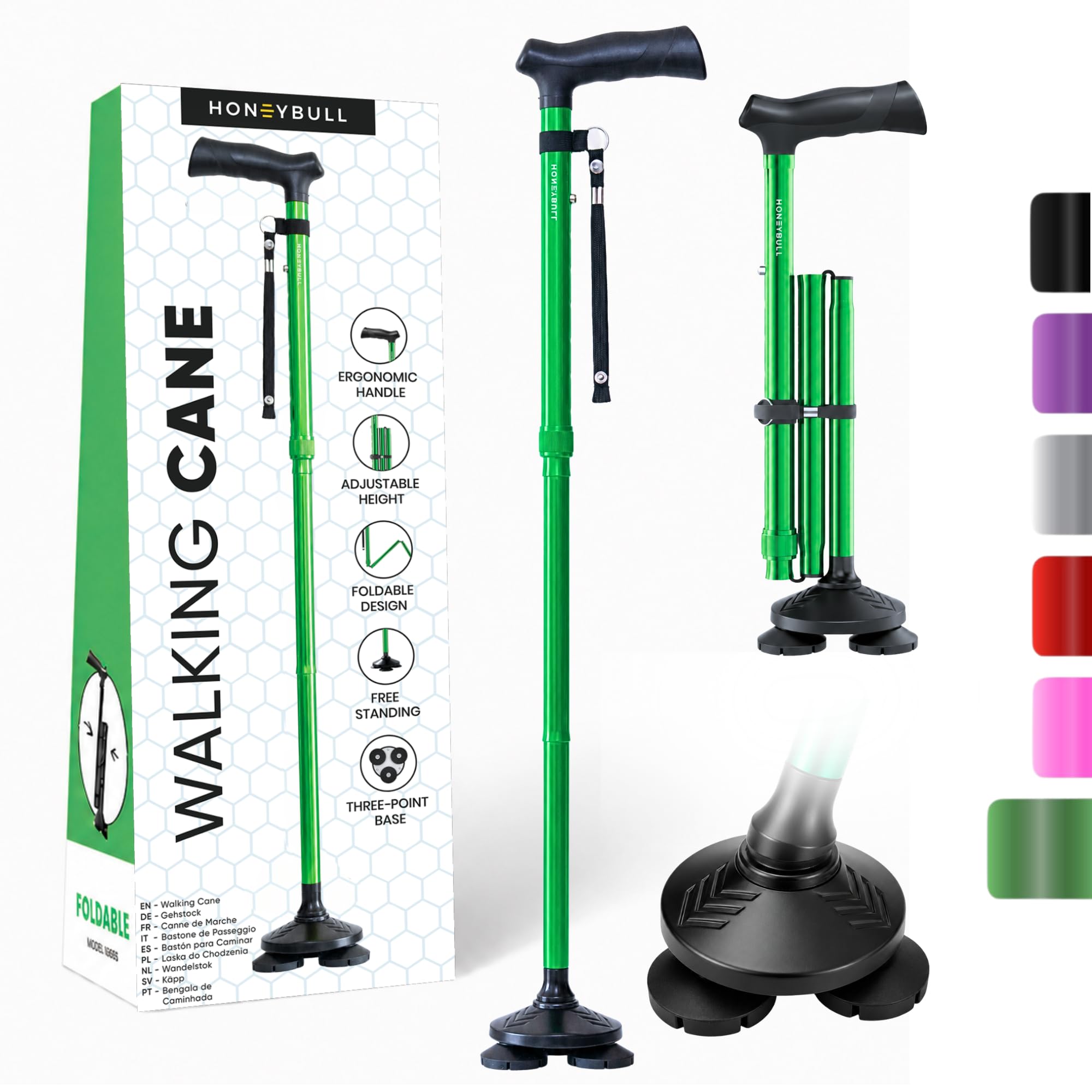 HONEYBULL Pivot Cane