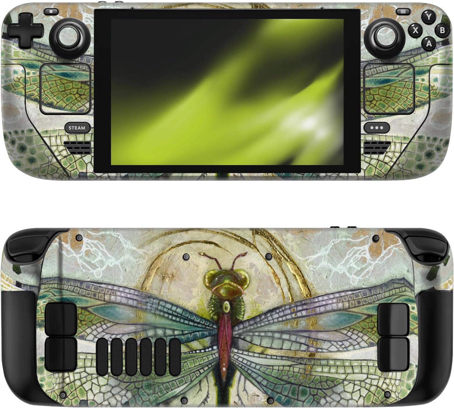 Head Case Designs Officially Licensed Stephanie Law Damselfly 2 Art Mix Vinyl Sticker Skin Decal Cover Compatible with Steam Deck